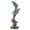 Image 1 : Cresting Dolphins Bronze Sculpture