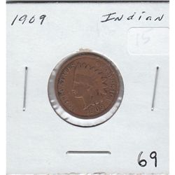 1909 LAST YEAR OF ISSUE INDIAN HEAD CENT