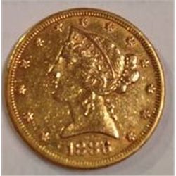 1886 $5 GOLD LIBERTY