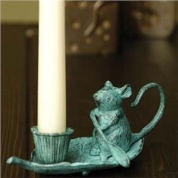 Rowiing Mouse Taper Candleholder