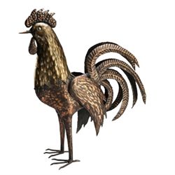 Rooster Sculpture
