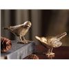 Image 1 : Cast Iron Hummingbird Figurines - Pair