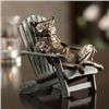 Image 1 : Cat On Beach Chair Sculpture