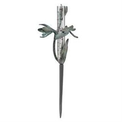 Orchid & Dragonfly Rain Gauge