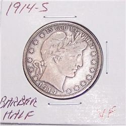 1914-S Barber Half.
