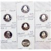 Image 1 : (7X The Bid) U.S. Silver "Proof" Washington and State Quarters.