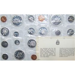 (3X The Bid)  Canadian BU Mint Sets. 80% Silver. 1965-1966.
