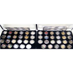 (2X The Bid) 2004-2005 Gold-Platinum Enhanced U.S. Nickel Sets.