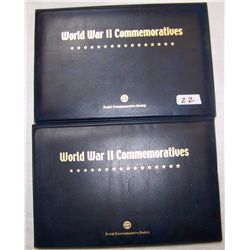 (2X The Bid)  WWII Commemorative Postal and Coin Set.