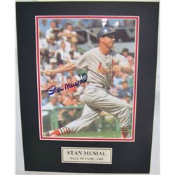 Stan Musial Signed Picture