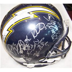 San Diego Chargers Signed Helmet.
