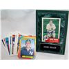 Image 1 : Hank Bauer Signed Plaque and 50  Assorted Rookie Cards.