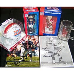 Multipiece Football Lot.