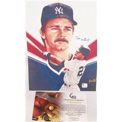 Don Mattingly Signed Picture.