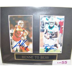 Henne to Bess Signed Picture.