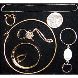 Eight Pcs. of Jewelry from the Louis Armstrong Estate.