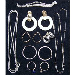 (9) Piece Assorted Jewelry Lot from the Louis Armstrong Estate Jewelry Collection.