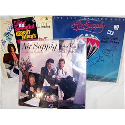 Three Signed Albums. (2) Air Supply (1) Lovin Spoonful.