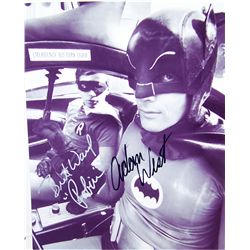 BATMAN & ROBIN Signed Picture Signed by Adam West & Burt Ward.
