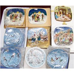 (9) Limited Edition Collectible Plates Including Royal Daulton & Haviland.