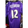 Image 1 : Baltimore Ravens Signed Vinnie Testaverde #12 Jersey.