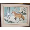 Image 1 : Red Fox Limited edition lithograph signed and numbered by John Ruthmen  #867/950