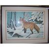 Image 2 : Red Fox Limited edition lithograph signed and numbered by John Ruthmen  #867/950
