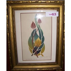 Vintage Lithograph. Peter Bosco. 1938.