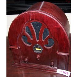 Antique Reproduction Radio.