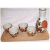 Image 1 : Six Pc. Japanese Sake Set.