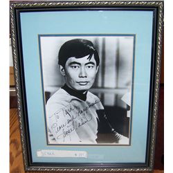 GEORGE TAKAI Signed Picture.