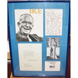 President Dwight D. Eisenhower Memorabilia Display.
