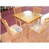 Image 1 : VINTAGE BREAKFAST TABLE WITH FOUR CHAIRS