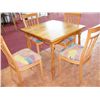 Image 2 : VINTAGE BREAKFAST TABLE WITH FOUR CHAIRS