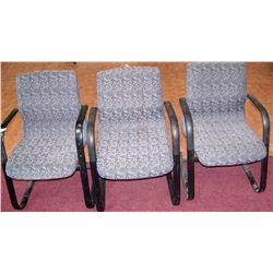 LOT OF (3) OFFICE ARM CHAIRS
