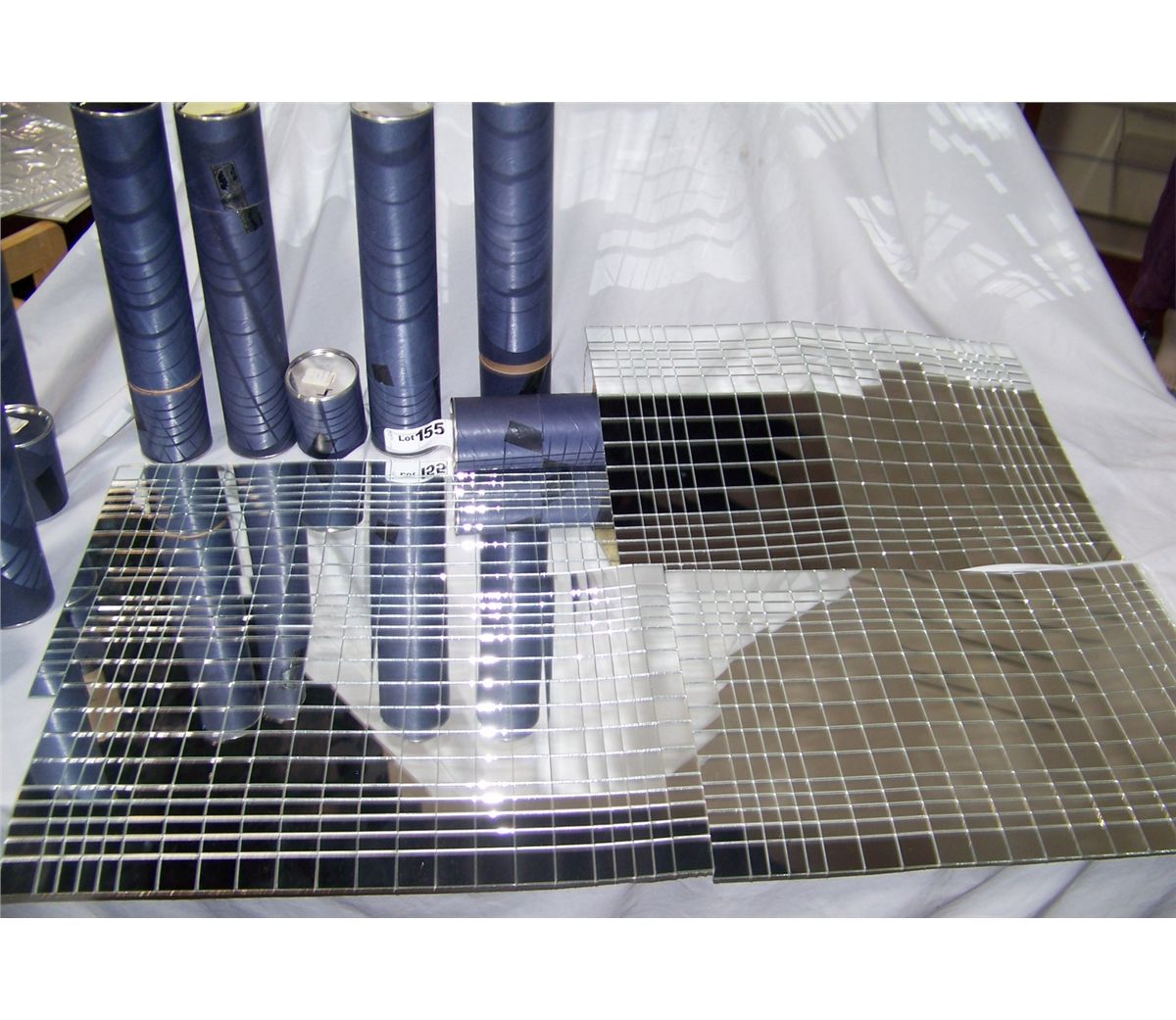 Eight VINTAGE MIRRORED Placemats.