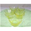 Image 1 : 9 etched floral sherbets