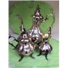 Image 1 : 3 pc silver plate tea set