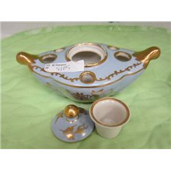 Hand painted Amoges porcelain