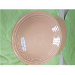 4 Fiesta ware plate off pink color