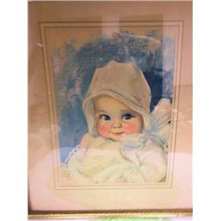 Framed print under glass - Maud Tollsey