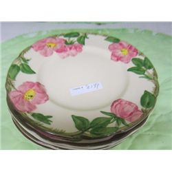 6 Desert Rose plates - 8 inch