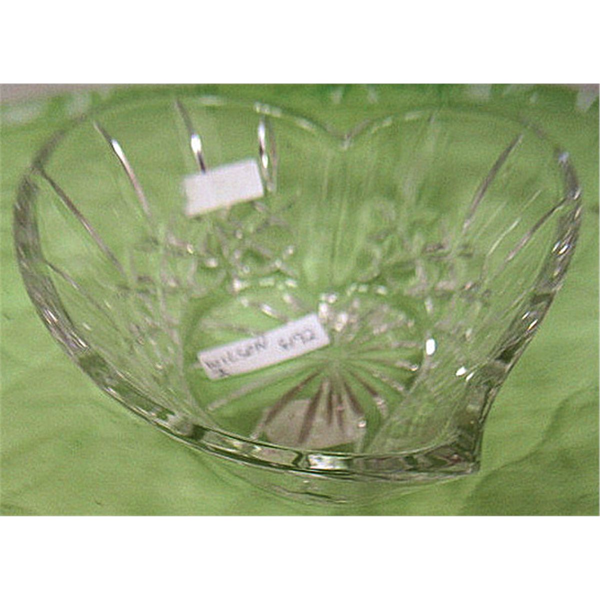Waterford crystal heart shaped candy dish