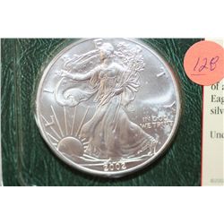 2002 Silver Eagle $1, UNC