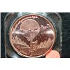 Image 1 : Copper Round "Rudolph", .999 fine 1 oz.