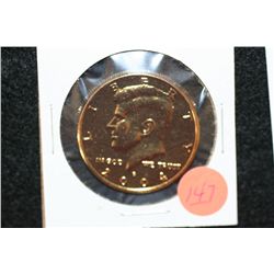 2004-D Kennedy half dollar, CLAD gold