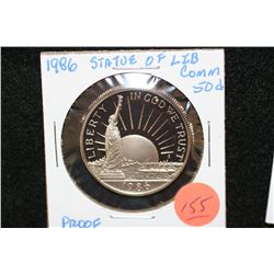 1986 Nation of Immigrants commerative half dollar, Proof