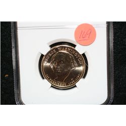 2007-D First Day Issue George Washington $1, NGC graded MS65