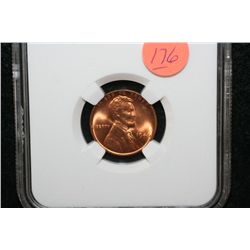 1946 Wheat Back penny, NGC graded MS65 RD