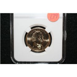 2008-D First Day Issue James Monroe $1, NGC graded MS65